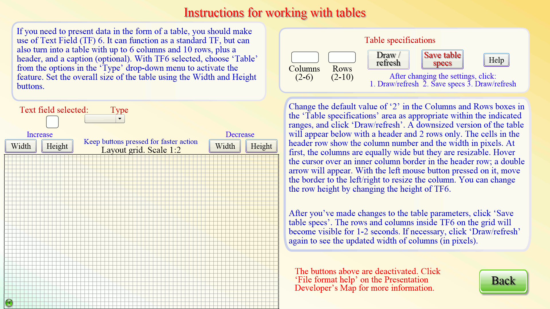 Ease of Use – Instructions